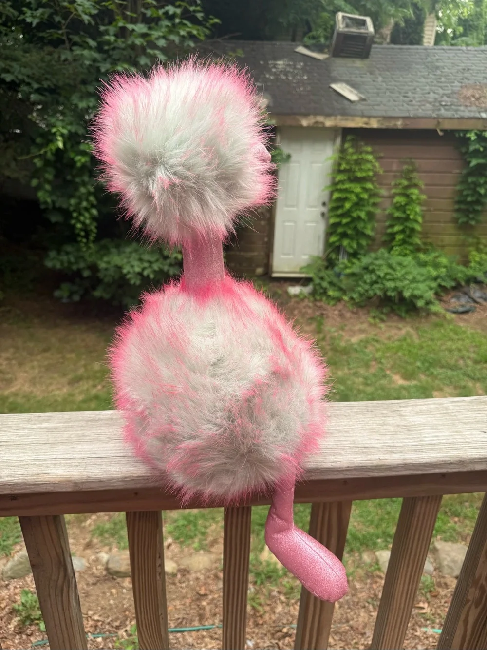 JellyCat Plush Large Mint Fizz Pom Pom Bird Ostrich 21